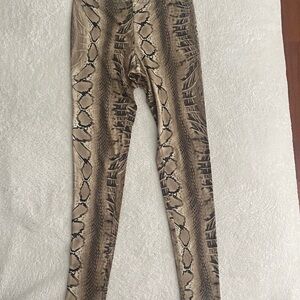 Mango Snake Print Leggings